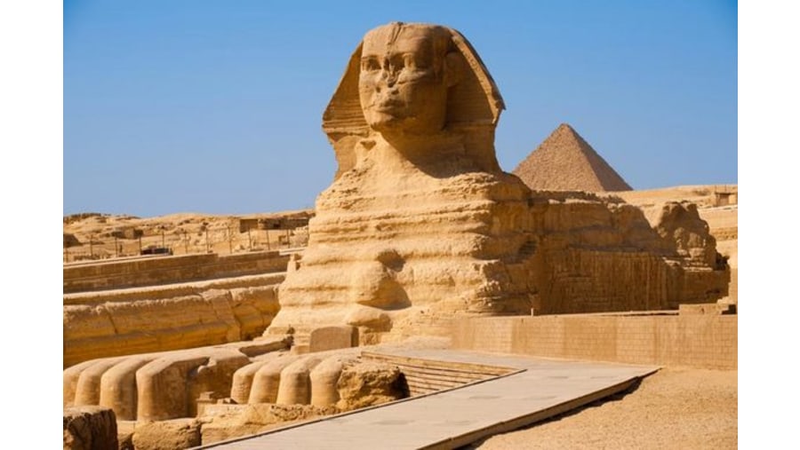 See the world-famous Sphinx