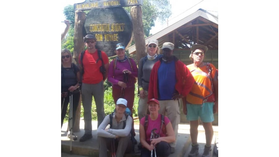 Trekking group