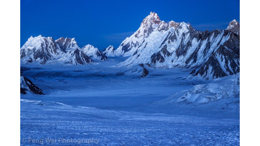 Snow clad moutains