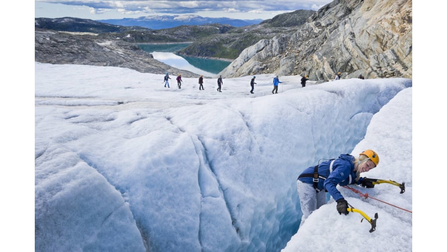 Blue Ice Hiking in Norway