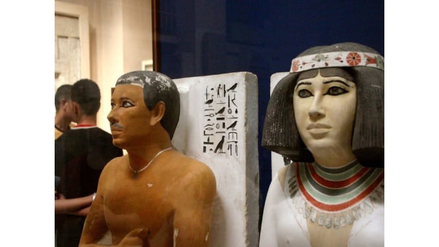 Displays at the Egyptian Museum