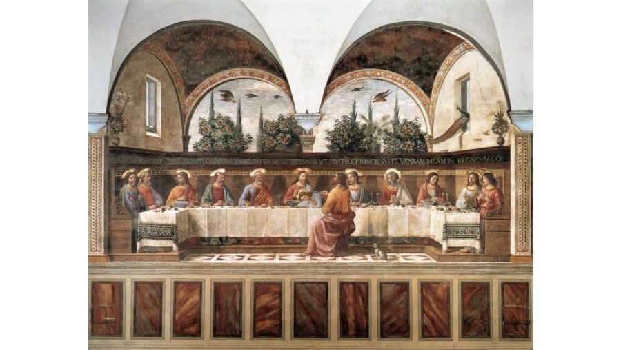 Last Supper c. 1486 Domenico Ghirlandaio