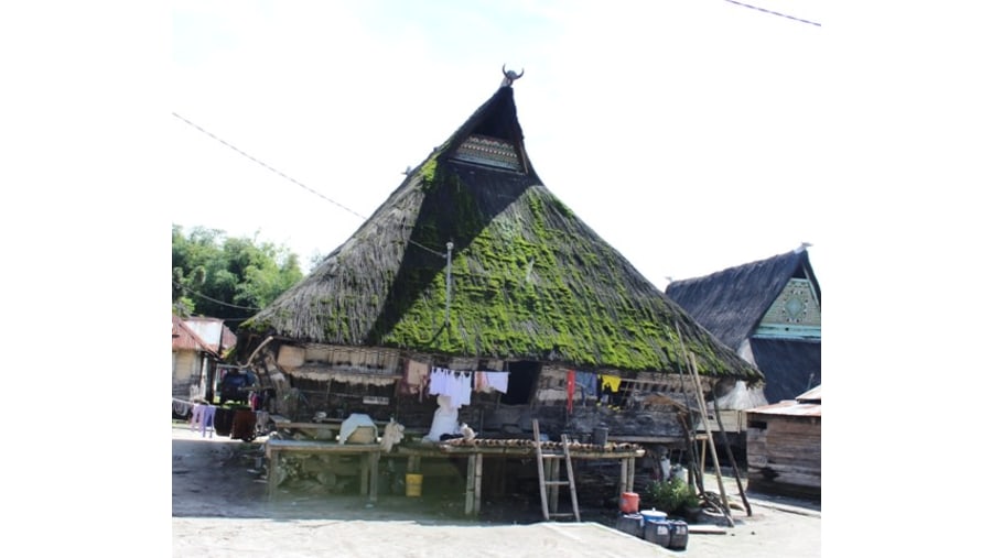 A traditional Karo house