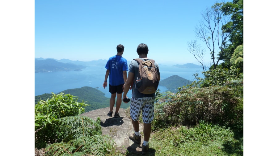 Hike the Ilha Grande with your friends and partner