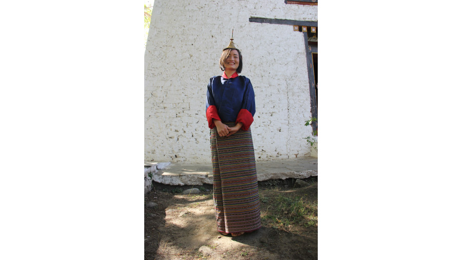 Local woman in traditional dress