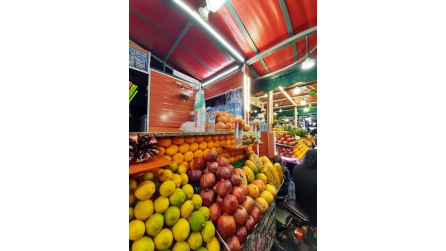 Fruit stalls