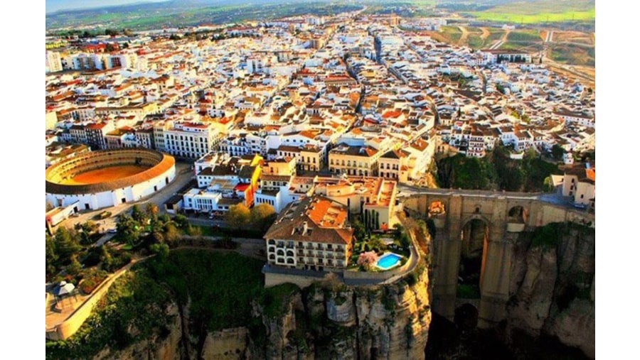 Ronda aerial view