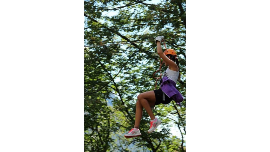 Zipline through Tiglav National Park