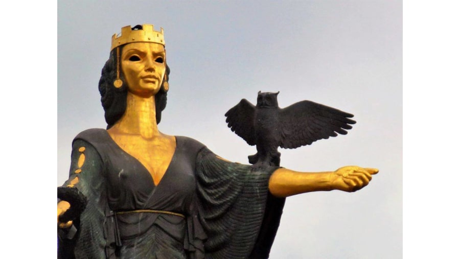 Marvel at the stunning Sofia statue