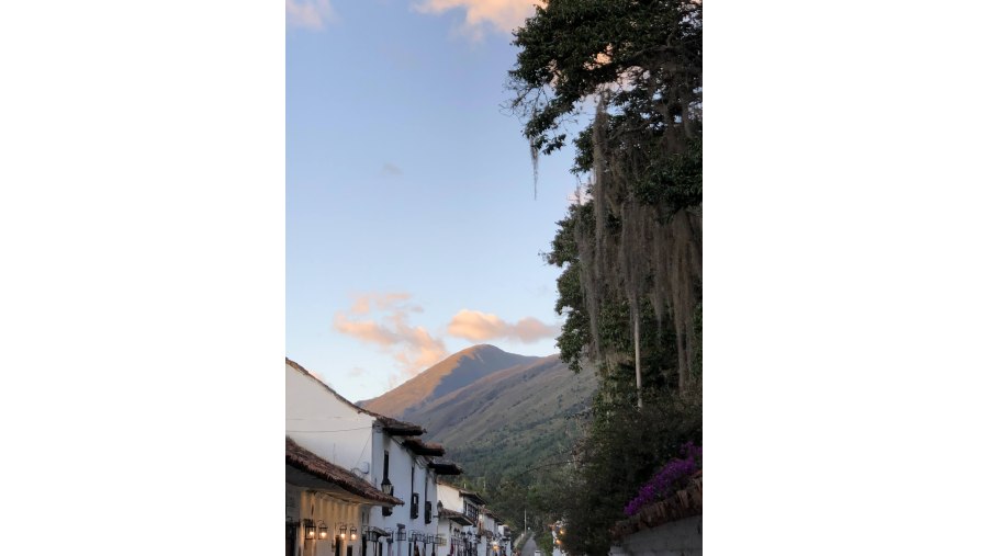 Golden hour - Villa de Leyva historical center.