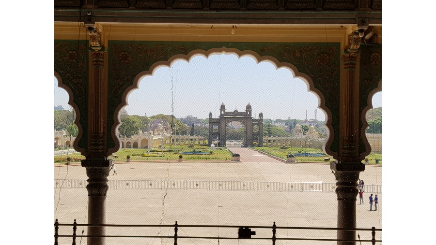 View from Mysore Palace