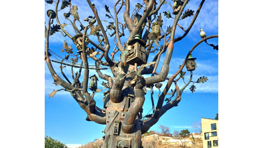 Sculpture, Tree, Statue