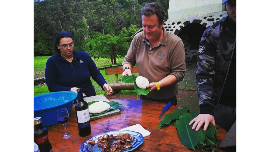 Preparing food