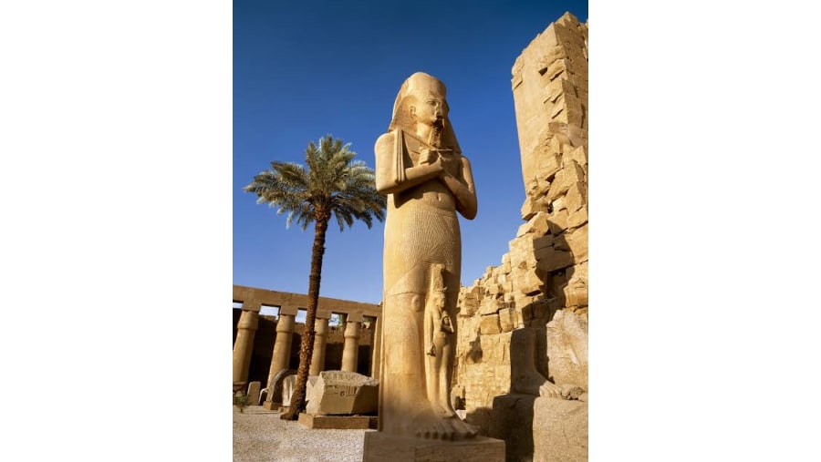 Statue at Karnak Temple