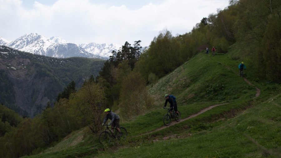 Cycling in Svaneti Province