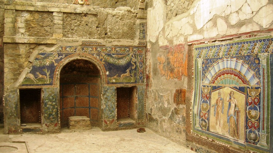 Herculaneum Ruins In Italy