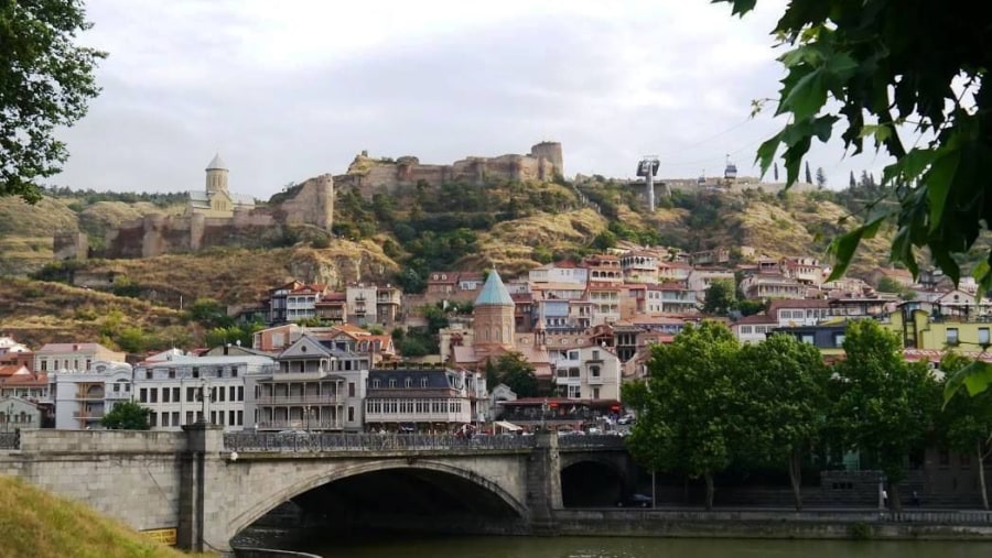 View of the Tbilisi city