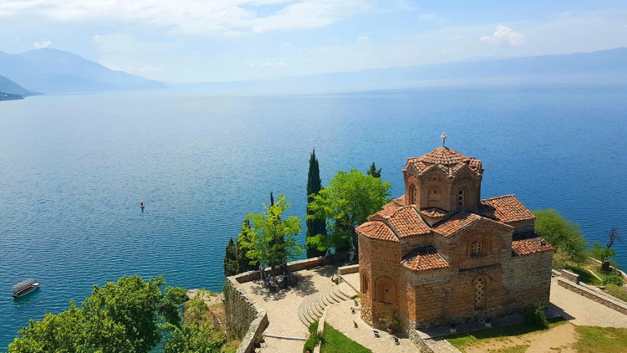 Lake Ohrid is the deepest lake of the Balkans
