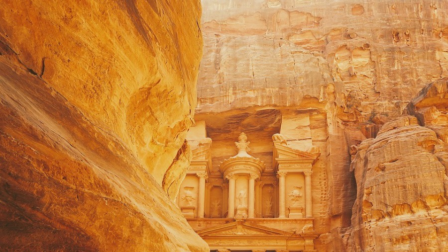 A Spectacular View of Petra, Jordan