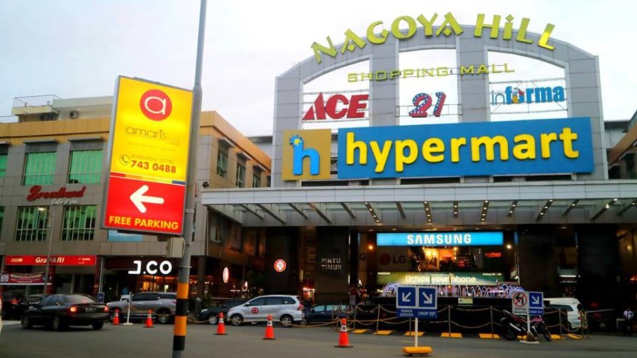 The Nagoya Hill Mall in Batam, Indonesia