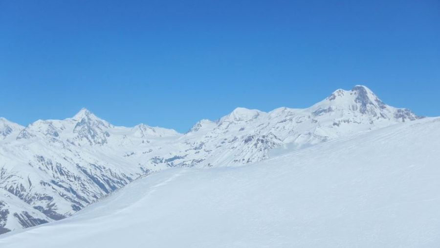 Snow-covered terrain