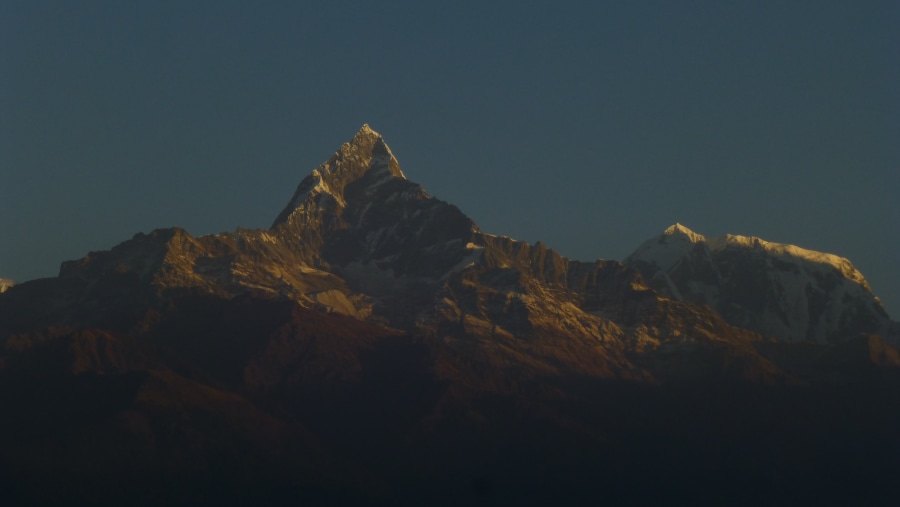 Mt. Machhapuchhare from Pokhara