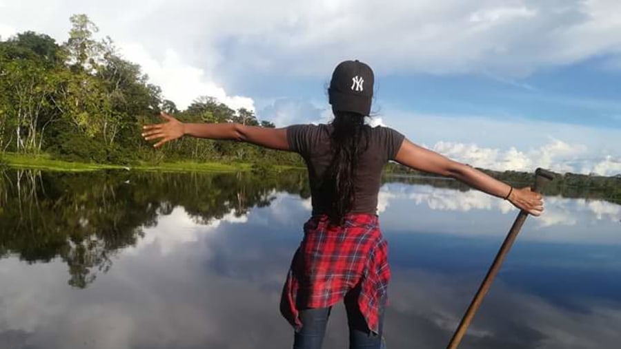 Boat ride on the Amazon