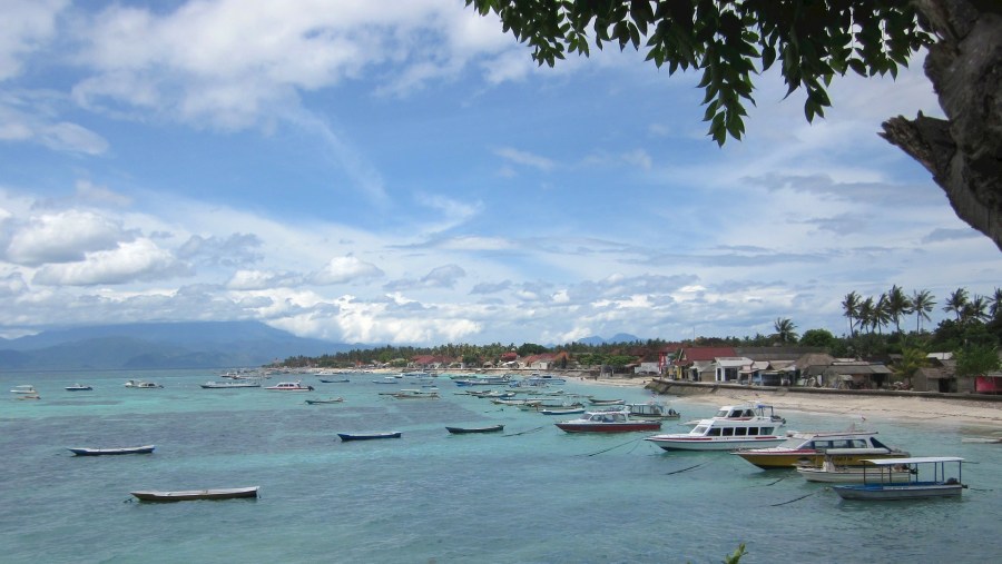 View of Lombok Island