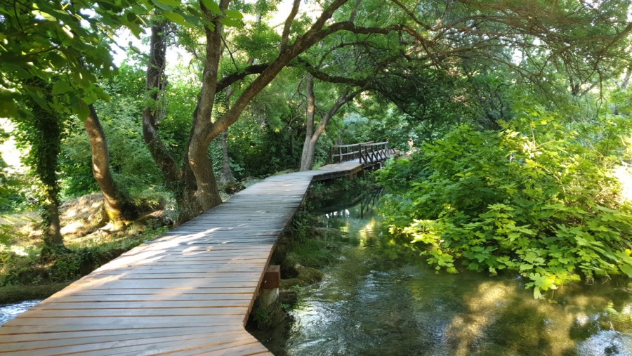 Tranquil Path in Krka National Park