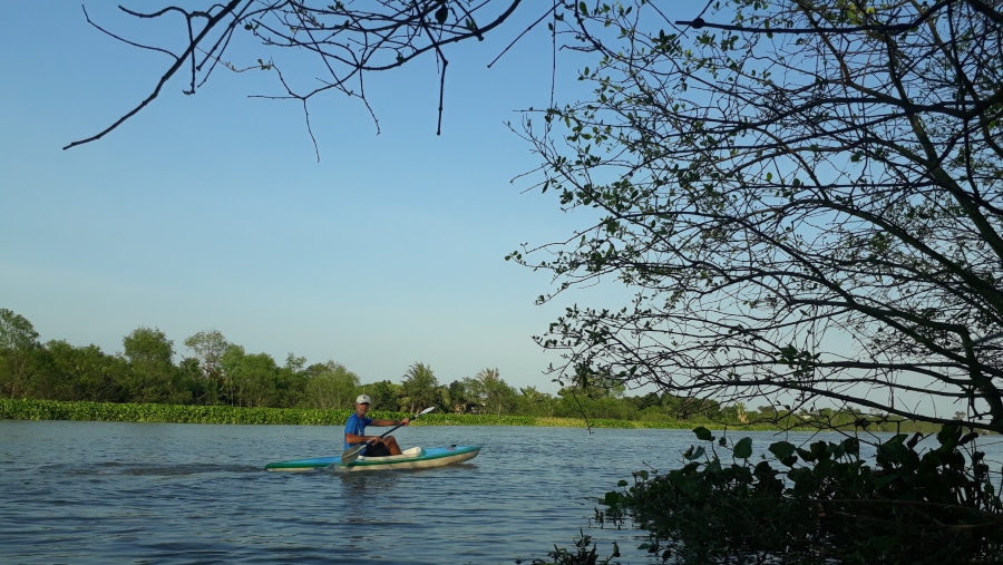 Kayaking At Mekong River Delta, Vietnam