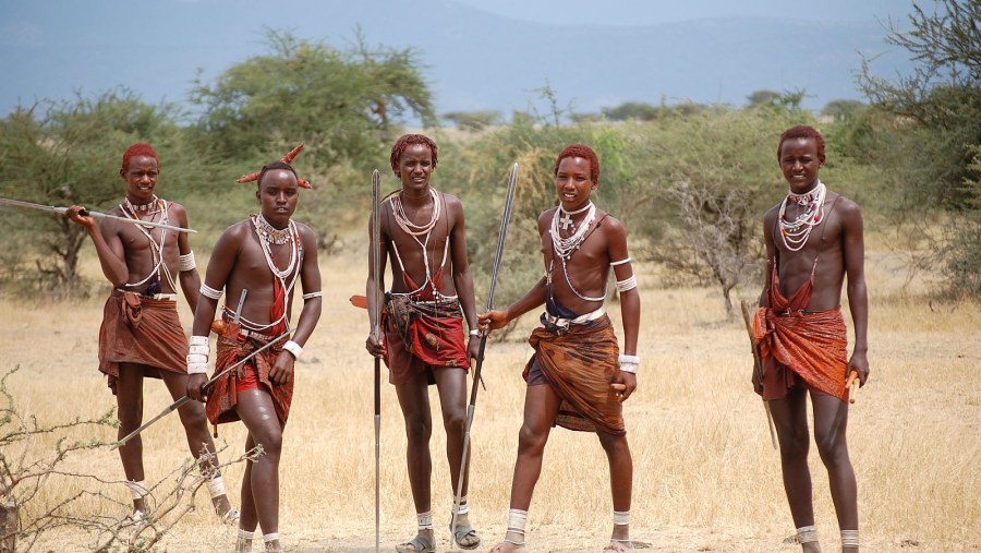 Masai warriors