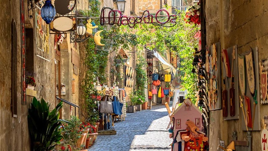Charming streets of Orvieto