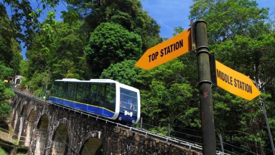 Penang Hill at the Habitat by Funicular