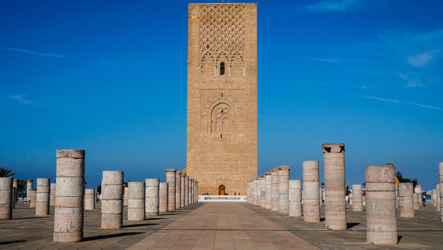 Visit Hassan Tower in Rabat, Morocco