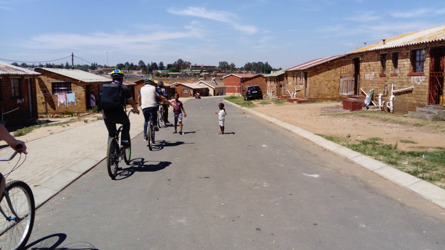 Enjoy cycling on the Soweto Tour