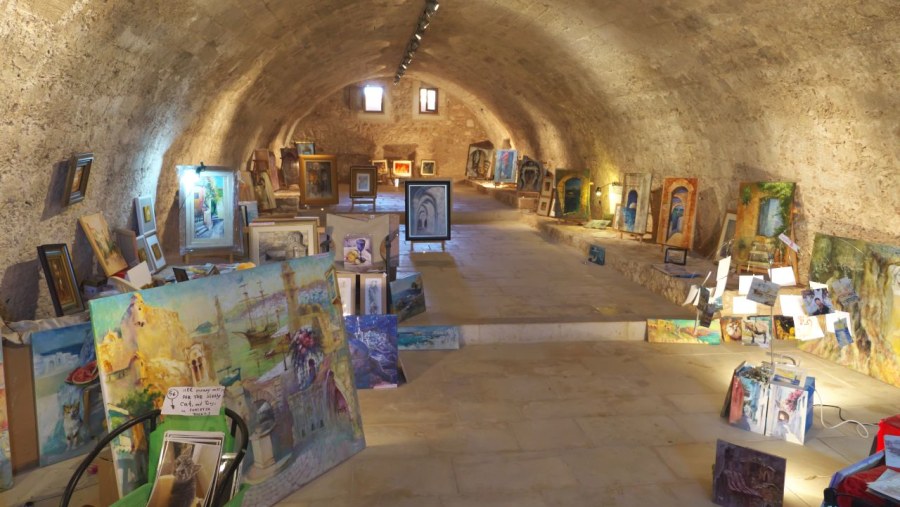 Underground art gallery