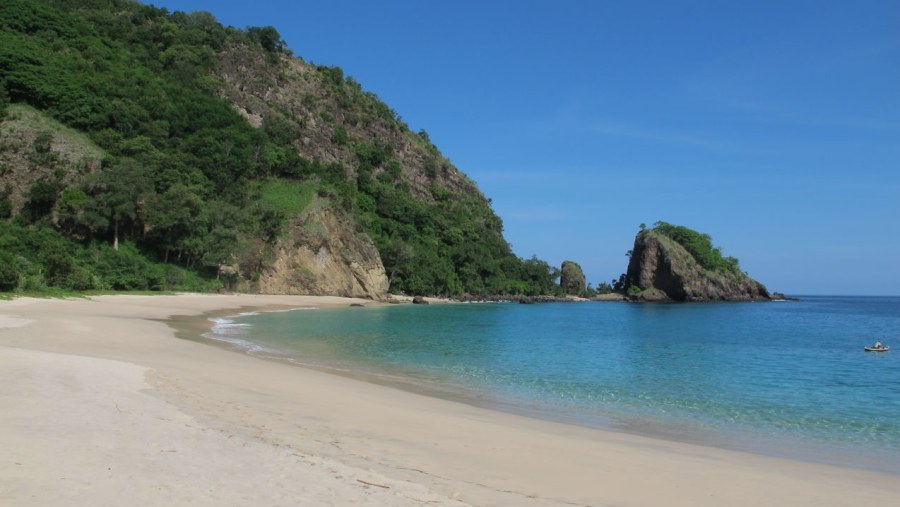 Koka Beach, the most beautiful beach in Flores island