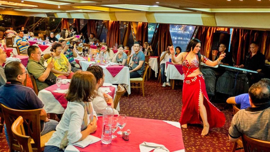 Belly dancing on the cruise