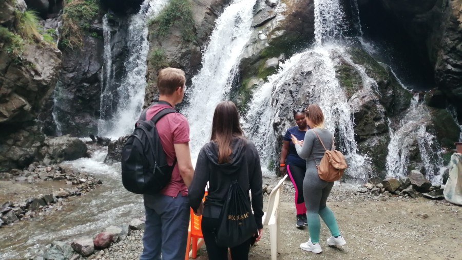 Visit the waterfalls in the Berber villages of Imlil