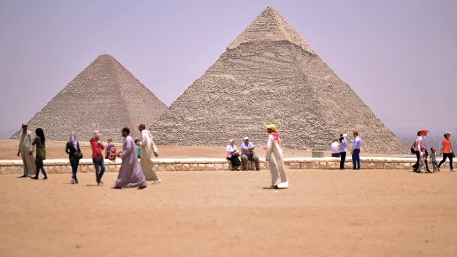 Giza Pyramids In Egypt