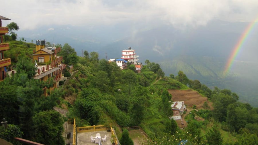 View of Nagarkot village