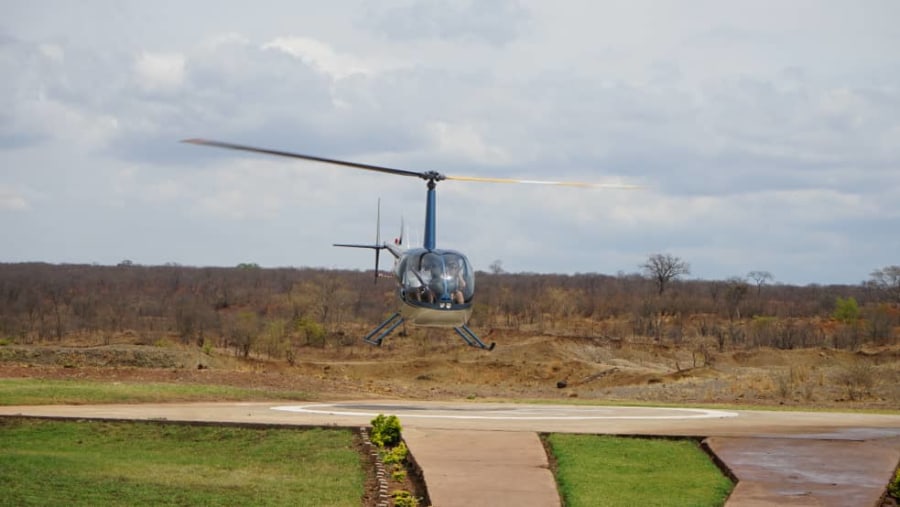 Helicopter Ride of The Victoria Falls