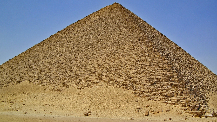 Incomplete pyramid at Dahshur