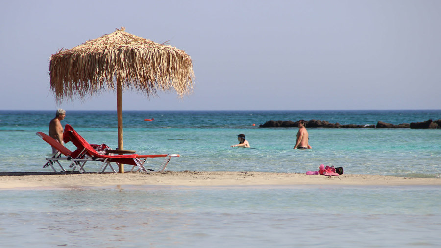 Serene waters of the Aegean Sea