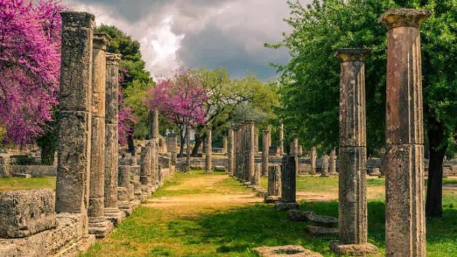 Olympia columns