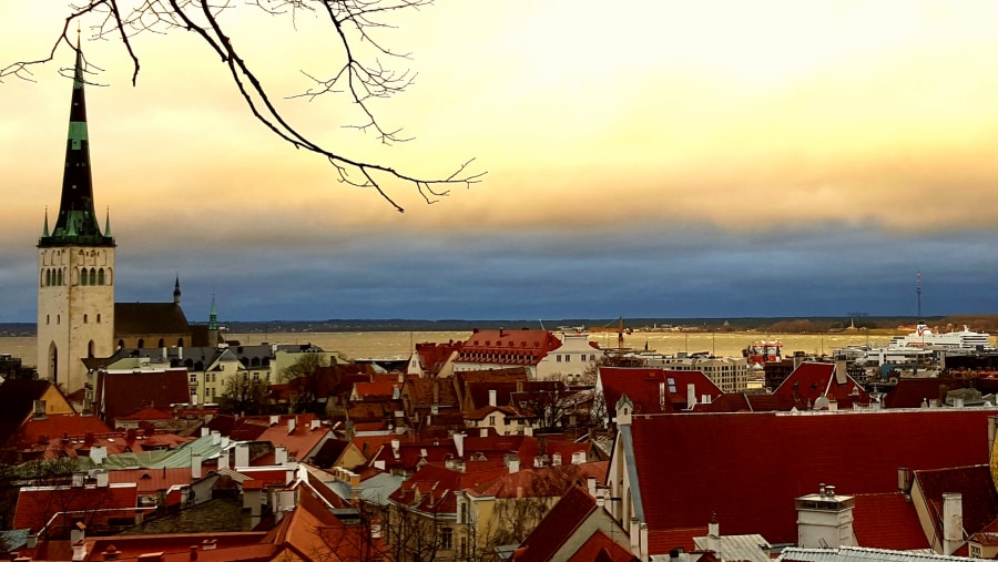 Old Town of Tallinn during the Fall