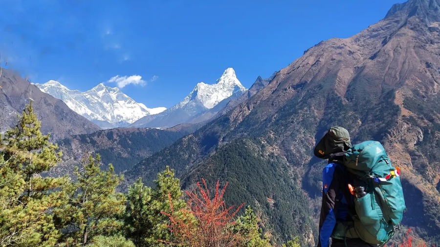 Everest and Amadublam