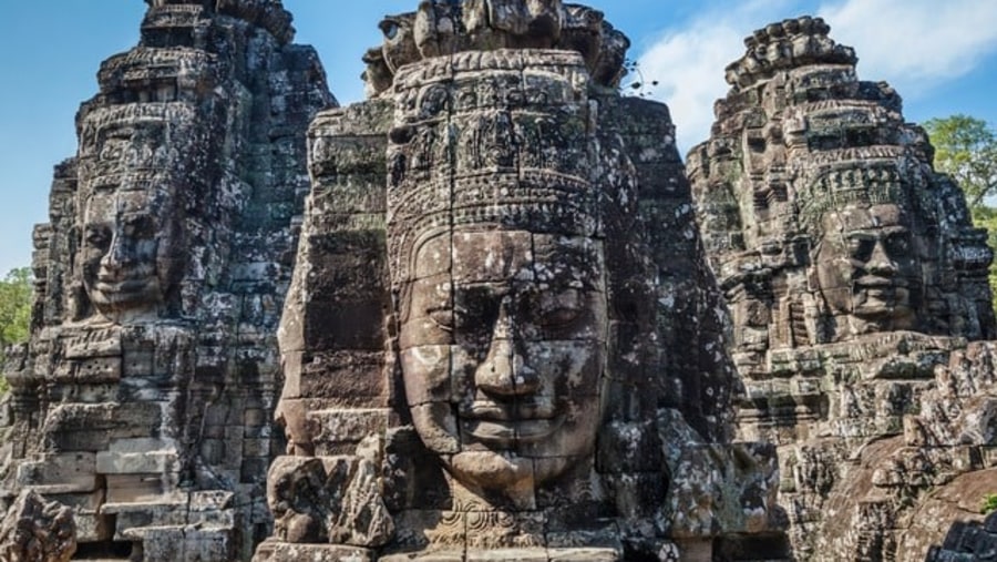 Witness the Bayon Temple in Angkor