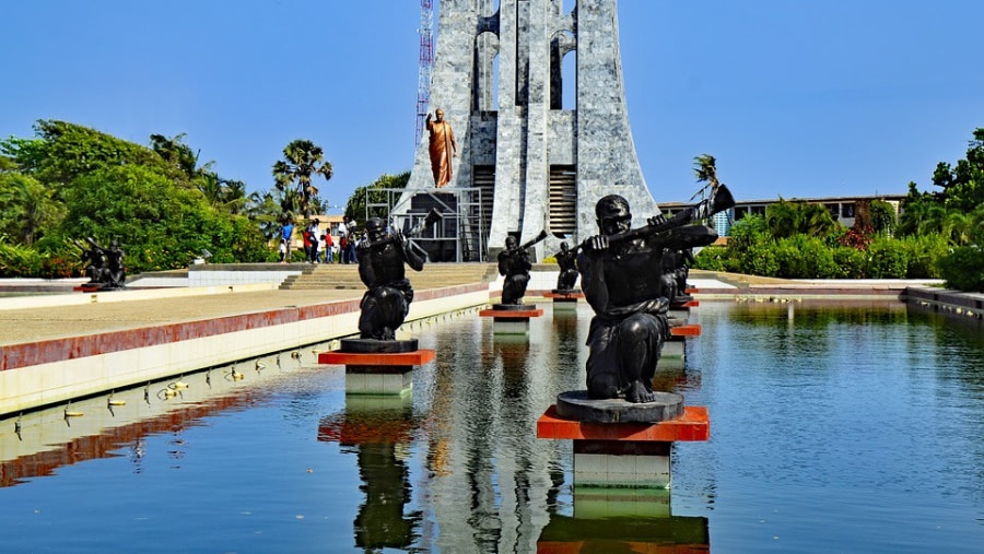 Memorial Park in Downtown Accra