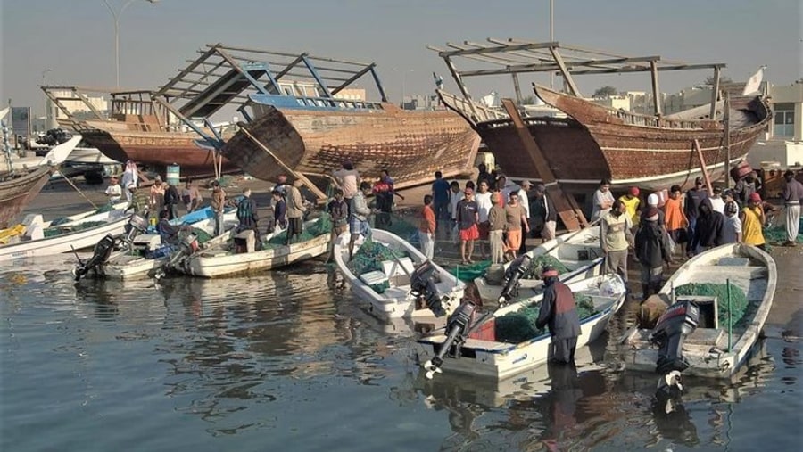 Views of Al-Khor Harbour, Doha